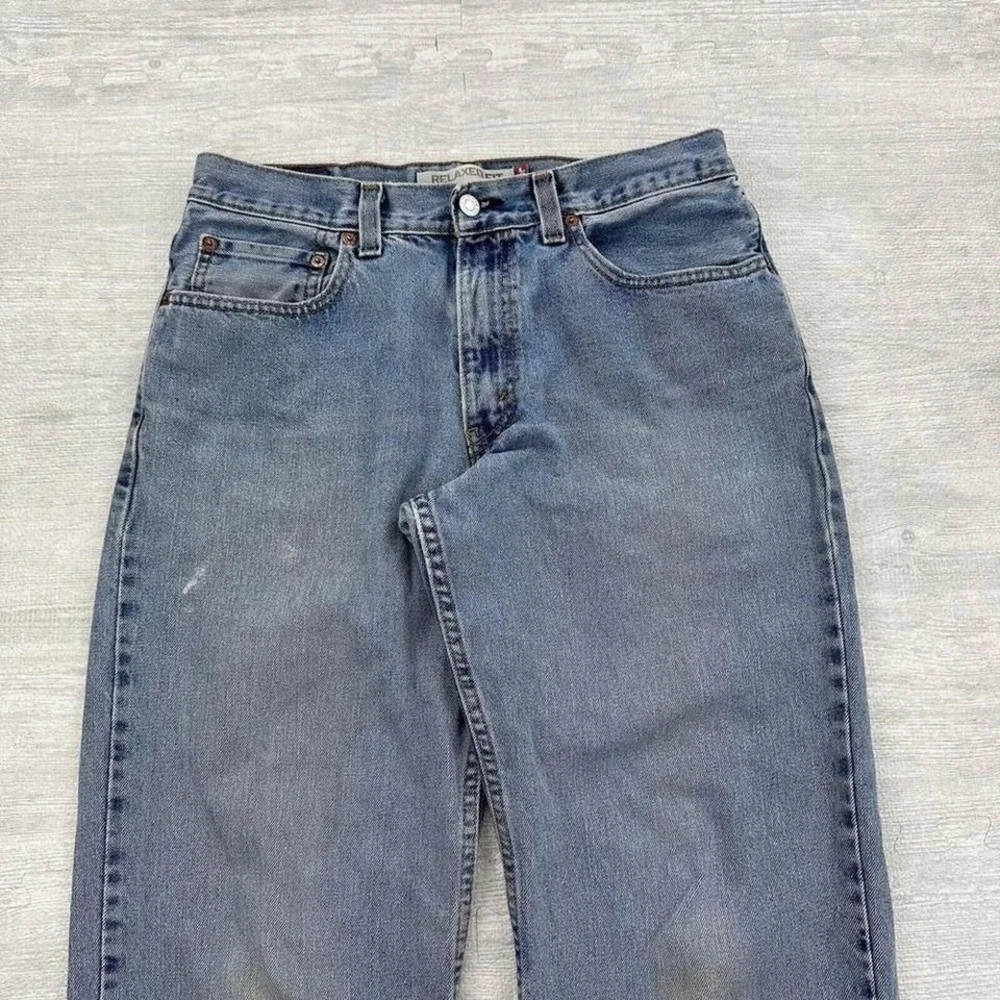 Vintage Levi's 550‎ Jeans Mens 32x31 Blue Light Wash Denim Regular Fit Straight